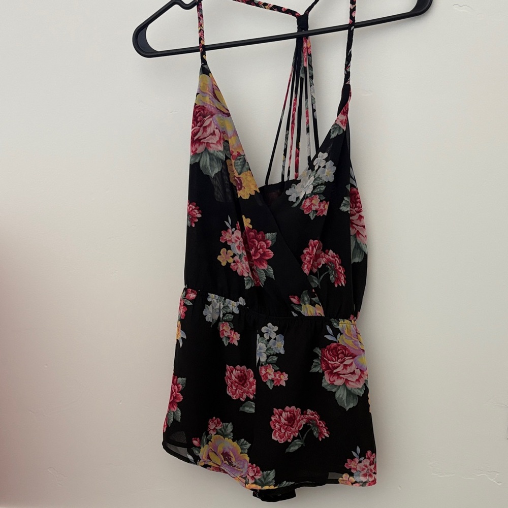 Forever 21 Black Floral Dress